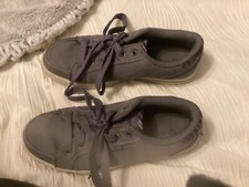 Airwalk Rieder Pro Sneakers Shoes Women’s Sz 9 Canvas Casual Grey Skateboarding