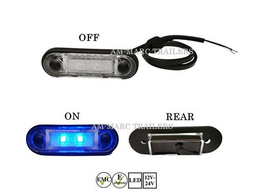 Blue hella style led flush - flush, fit
