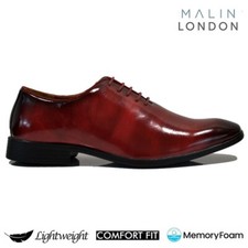 MENS FORMAL SHINY PATENT SHOES SMART PARTY WORK WEDDING OFFICE DRESS SUIT SIZE