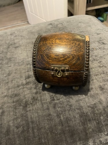 Vintage wooden treasure - wooden, chest