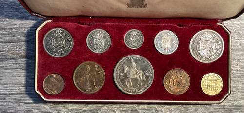1953 proof set coins - 10,