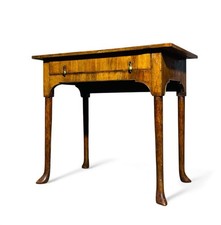 ANTIQUE QUEEN ANNE WALNUT LOW