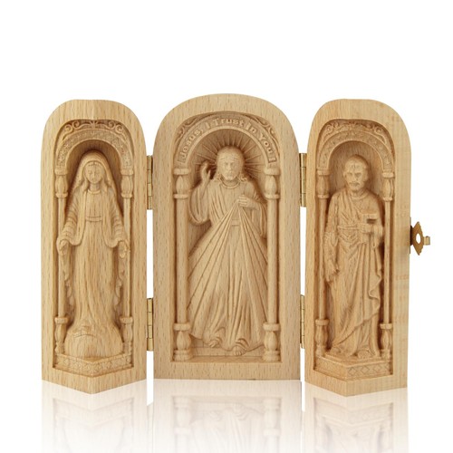 Portable wooden altar made - wooden,