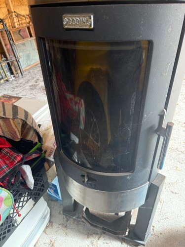 Wood burning stove godin - wood,