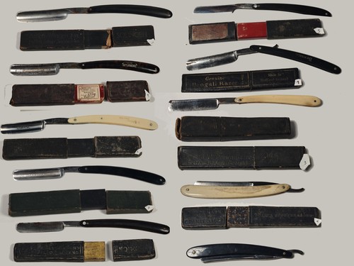 Vintage cut throat razor job - cut,