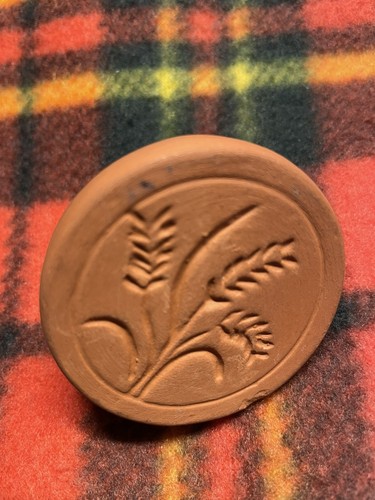 Terra cotta ceramic cookie - cotta/ceramic,