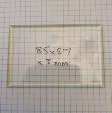 BEVELLED CARRIAGE CLOCK GLASS