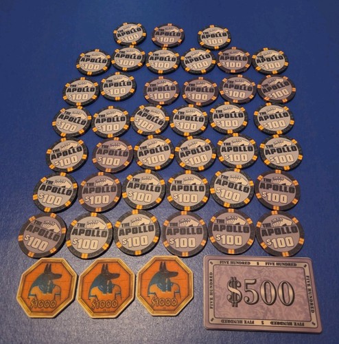 Apollo 100 chips - $100, 3