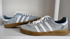 Adidas Broomfield Women’s Light Blue White Suede Trainers Size UK 7