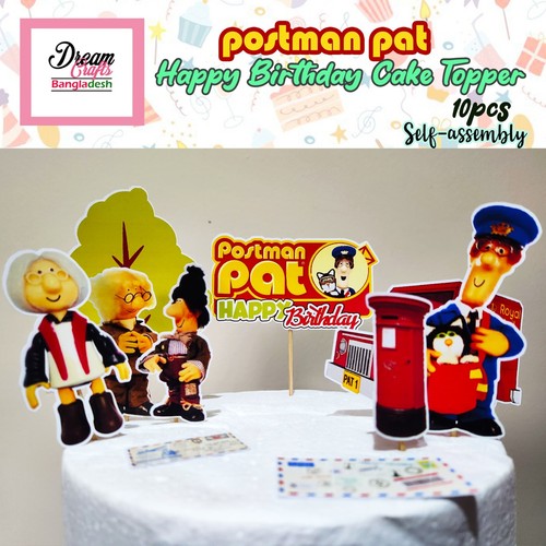 Postman pat cake topper 10 - postman,