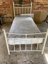 Ikea  Bedframe  with Repose Medium  Mattress. Free Delivery to BH Postcodes.