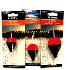 Slotted Fishing Pike Bung Set Of 3 Assorted Floats Bungs 4.5g / 7g & 10.5g 