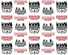 Stranger Things Personalised Gift Wrapping Paper Birthday Christmas Etc