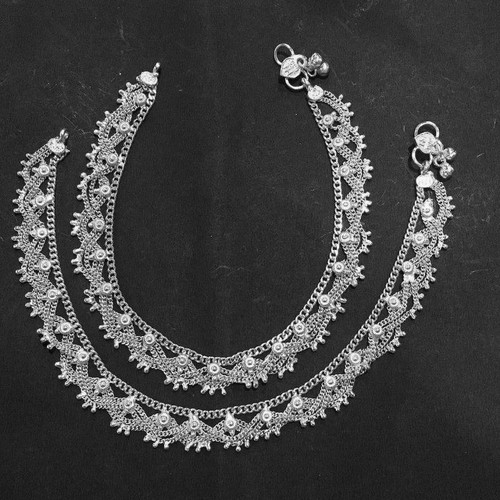 Anklet silver plated - anklet,