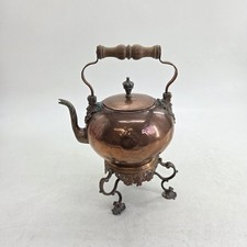 Victorian copper spirit kettle - victorian,