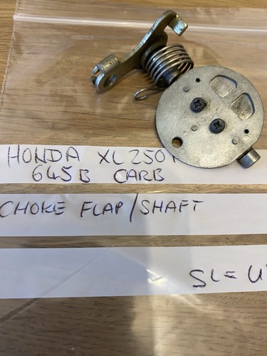 Honda xl250k carburettor choke - xl250k,