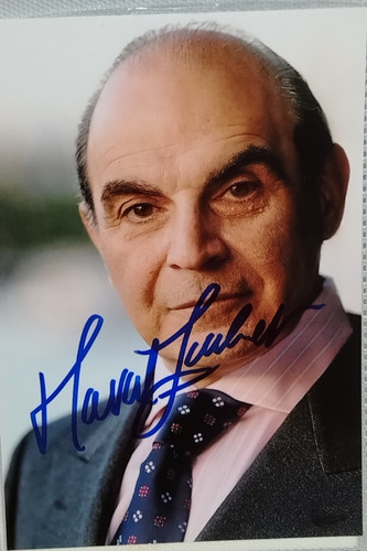 Autograph david suchet - david,