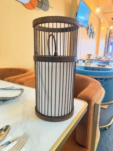 Bamboo lamp shade - bamboo,
