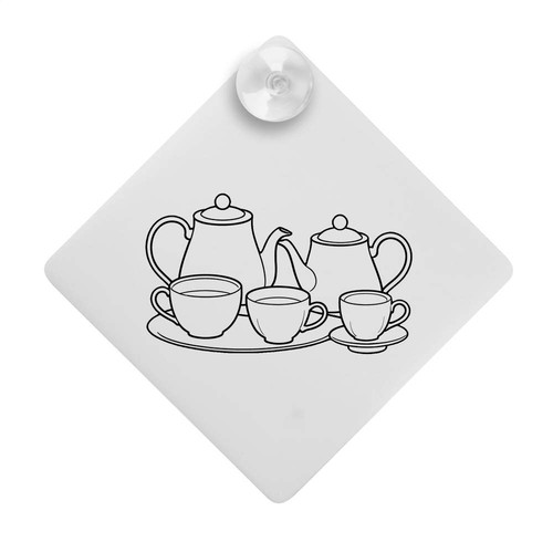 Toy tea set car - set', window