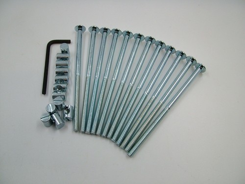 Bed cot bolts sets - cot, m6