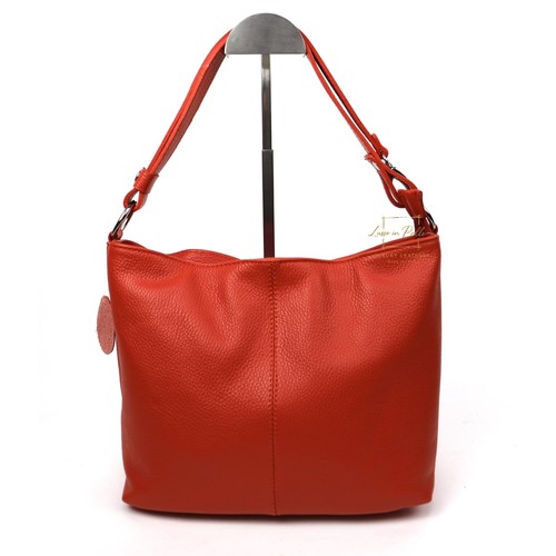 Genuine grain leather - genuine, shoulder