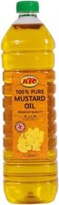 KTC  Edible Mustard Oil 1L - (Pack of 1 & 2)