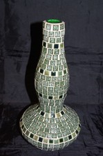 Retro Studio Pottery Vase Mosaic Surfaced Coates Cider Bottle Reg No 910569 1963