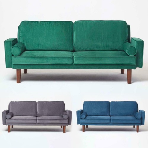 Luxury velvet sofa - large, 3