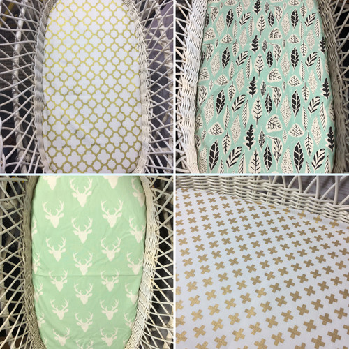Bassinet fitted sheet - , moses