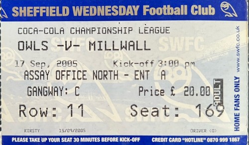 Sheffield wednesday - sheffield, v