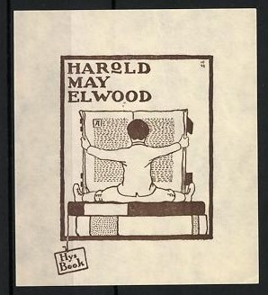 Exlibris harold may - may, elwood