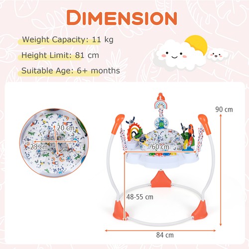Baby activity center lights - baby,