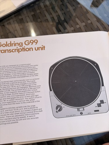 Goldring catalogue - hi-fi,