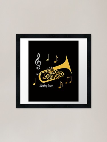 Mellophone framed art print - framed,