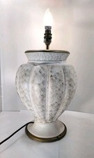 Large Ceramic Urn Style Lamp Bedside Statement Table Light Lounge See Descrip