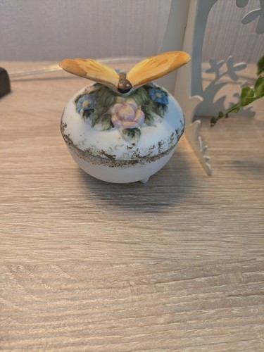 Vintage porcelain butterfly - vintage,