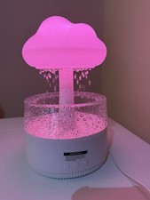 Raining Cloud Moon Light – 7 Colour LED Modes | 9” USB Powered Night Lamp