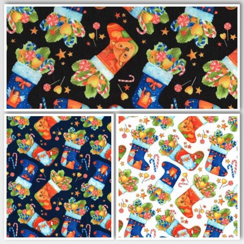 Polycotton fabric christmas - polycotton,