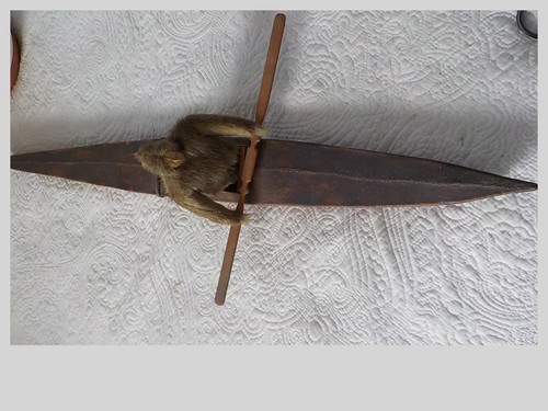 Inuit model canoe vintage - , 39"