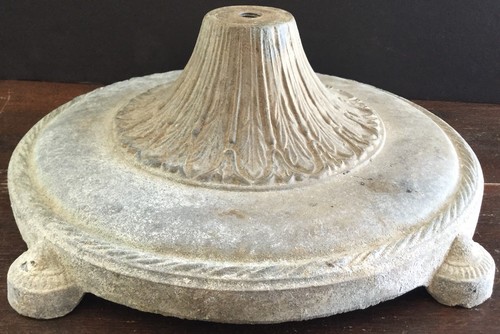 Old vtg antique torchiere - old,