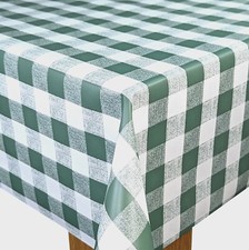 Gingham Wipe Clean PVC Vinyl