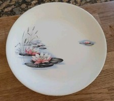 Vintage Alfred Meakin Water Lily Pond 25.5cm Dinner Plate Pattern 1950s Heritage