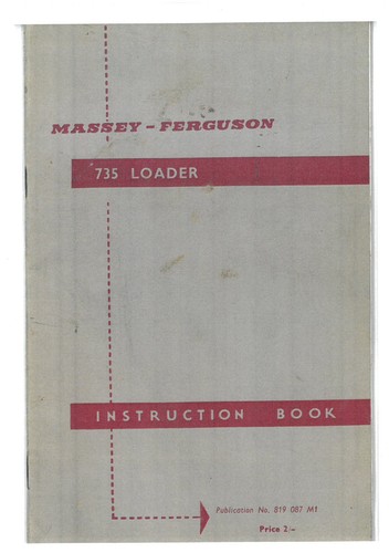 Massey ferguson mf735 - ferguson, loader