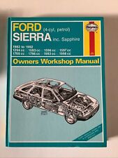 Haynes Workshop Manual Ford Sierra sohc & CVH, Petrol 1982-1989 Inc P100 Pickup