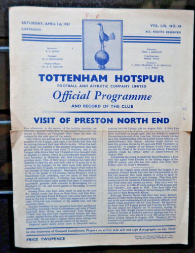 Tottenham hotspur preston - tottenham,