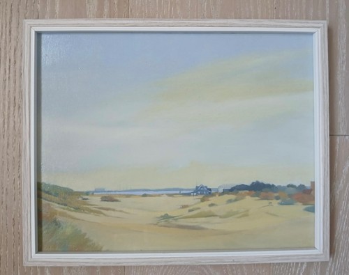Original signed framed oil - original,