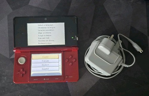 Nintendo 3ds red handheld - 3ds,
