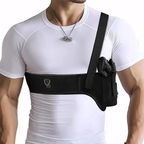 Shoulder chest gun holster for - chest,