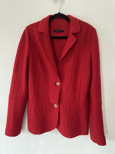 Latte boiled wool blend jacket - boiled,