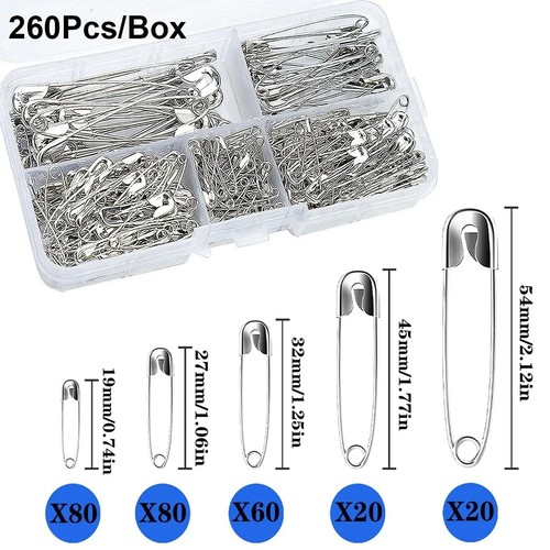 260pcs assorted steel safety - ,